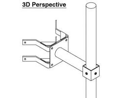 Corner & Pole Brackets Series (Fixations Poteau et Coin)